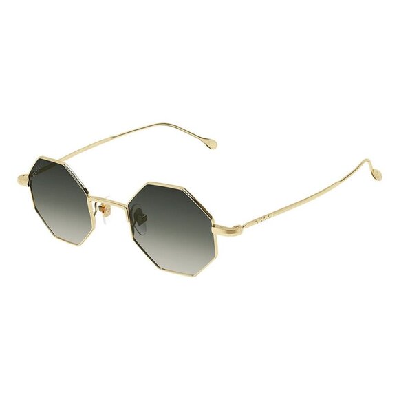 NEW GUCCI SUNGLASSES GUCCI GG1814S 001 GOLD/GREY GRADIENT EYEWEAR - Picture 1 of 4